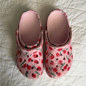 Cherry Print Pink CROCS